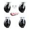 Service Caster 8 Inch Kingpinless Glass Filled Nylon Wheel Caster Swivel Locks 2 Rigid, 2PK SCC-KP30S820-GFNR-BSL-2-R-2 - alternate 7